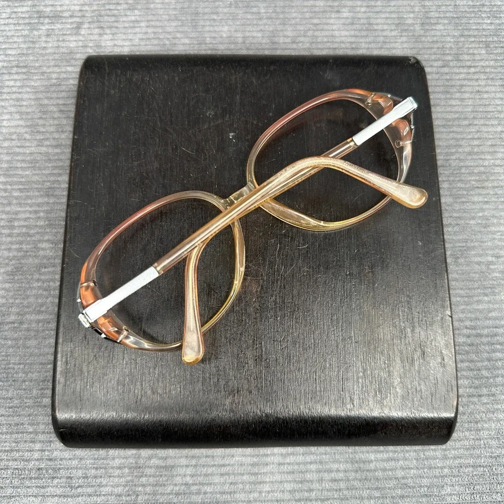 Blue Ribbon Marchon BR 11 Grey Rose Oversized‎ Rounded Eyeglass Frames 130 55-15